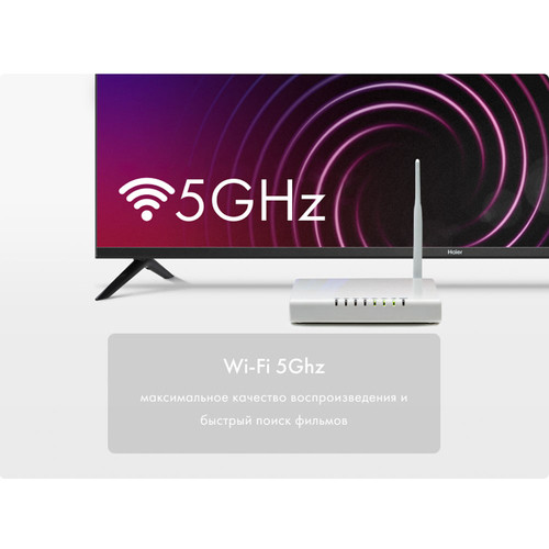 Haier 55 Smart TV S1 4K Ultra HD Wifi Noir 12