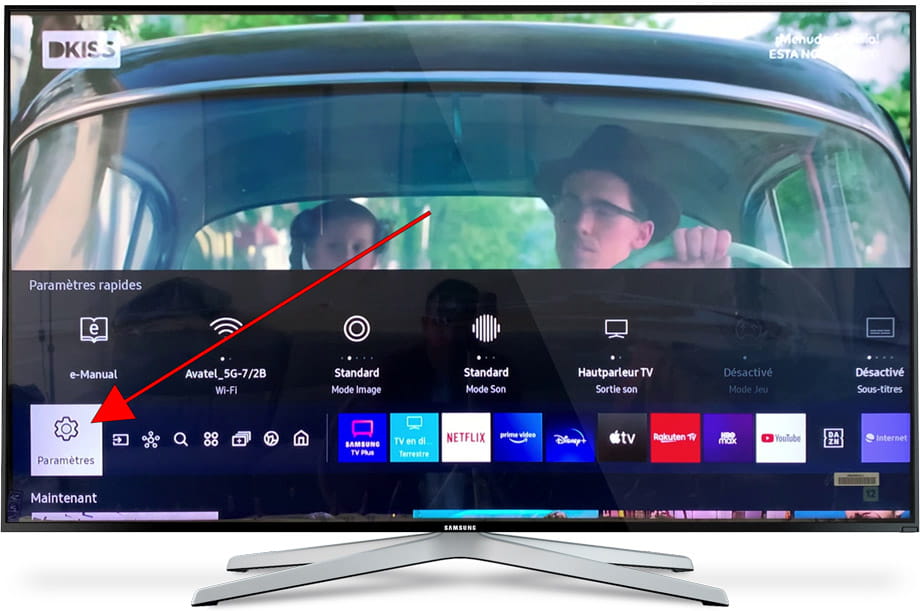 Paramètres TV Samsung