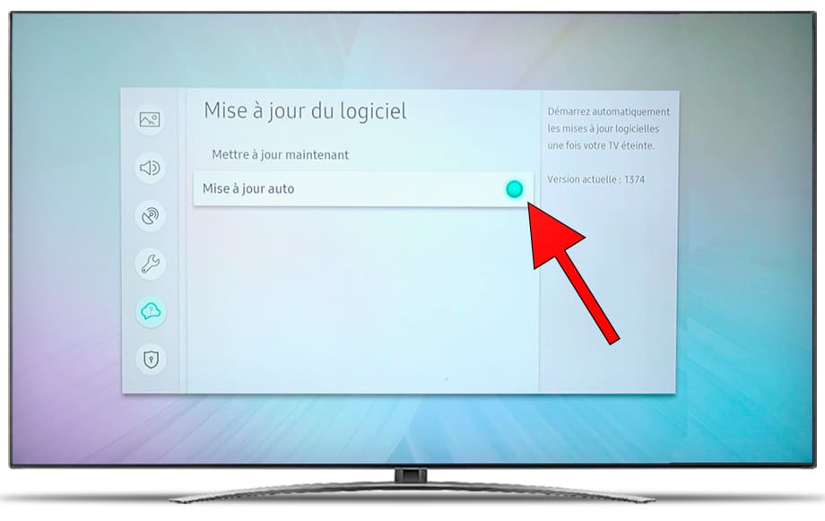 Autoriser les mises à jour automatiques TV Samsung