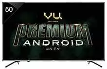 Vu Premium Android 126cm (50 inch) Ultra HD (4K) LED Smart TV  (50-OA)